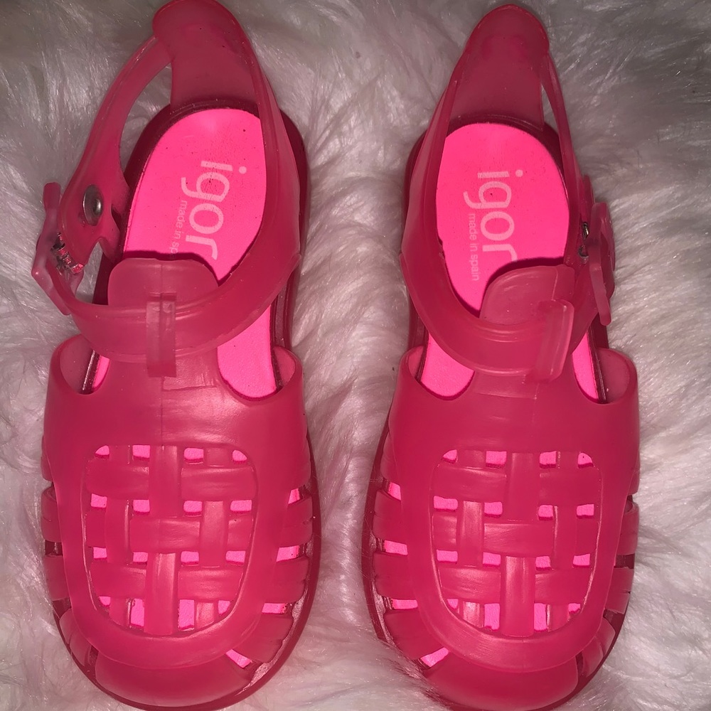 Igor pink jelly sandals